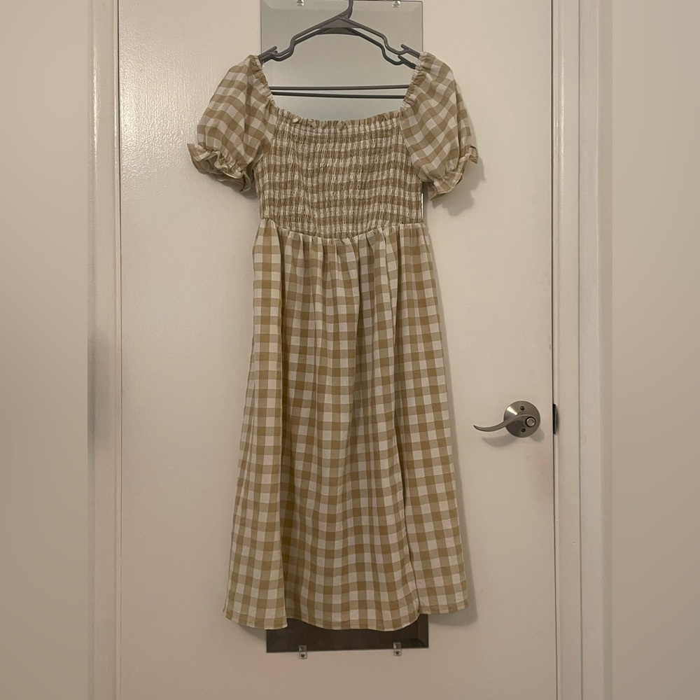 Checkered Summer dress, Small/Medium.